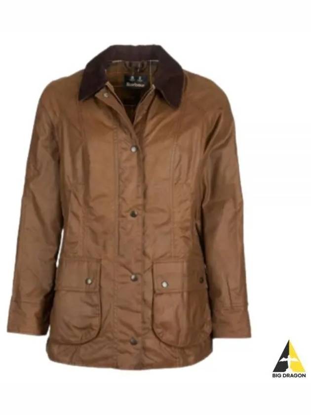 Beadnell Wax Zip-up Jacket Brown - BARBOUR - BALAAN 2