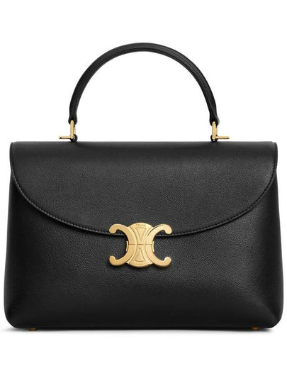 Medium Nino Supple Calfskin Cross Bag Black - CELINE - BALAAN 2