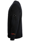 Daiginal Raised Fleece Sweatshirt Black - CP COMPANY - BALAAN.