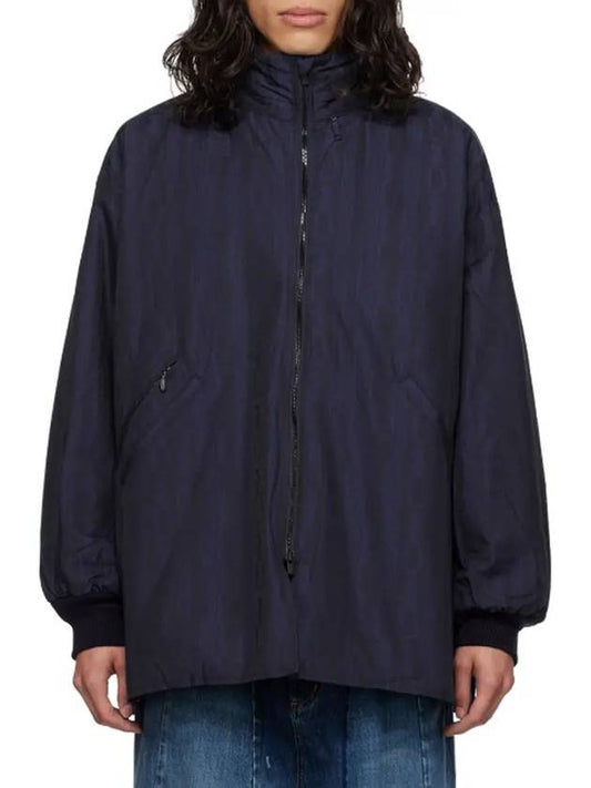 Hooded Down Sur Coat NS088 Blue - NEEDLES - BALAAN 1