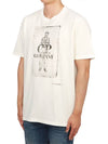 24/1 Jersey Artisanal Card Short Sleeve T-Shirt White - CP COMPANY - BALAAN 3