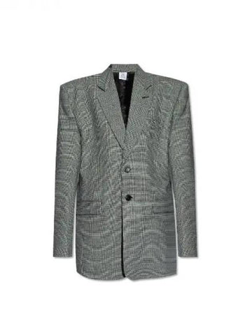 Oversized houndstooth jacket - VETEMENTS - BALAAN 1