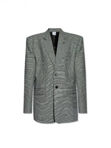 Oversized houndstooth jacket 271665 - VETEMENTS - BALAAN 1