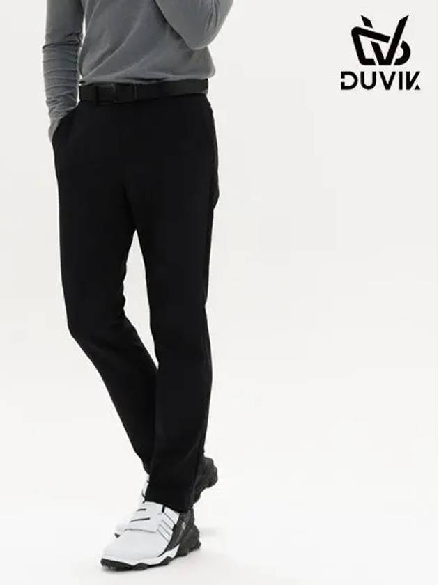 spandex white brushed in-banding golf pants DD3MPT351BK - DUVIK - BALAAN 5