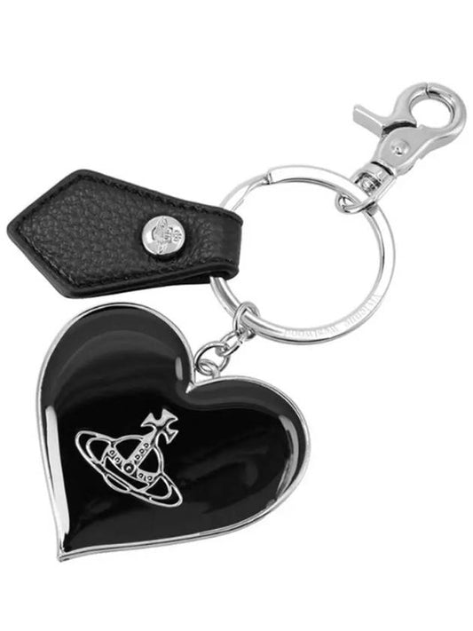 Women's Lee Vegan Mirror Heart ORB Keyring 8203010XU OM0009 N403 - VIVIENNE WESTWOOD - BALAAN 2