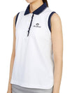 Golf Wear Sleeveless T-Shirt HHW 2A AP53 WHITE - HORN GARMENT - BALAAN 2