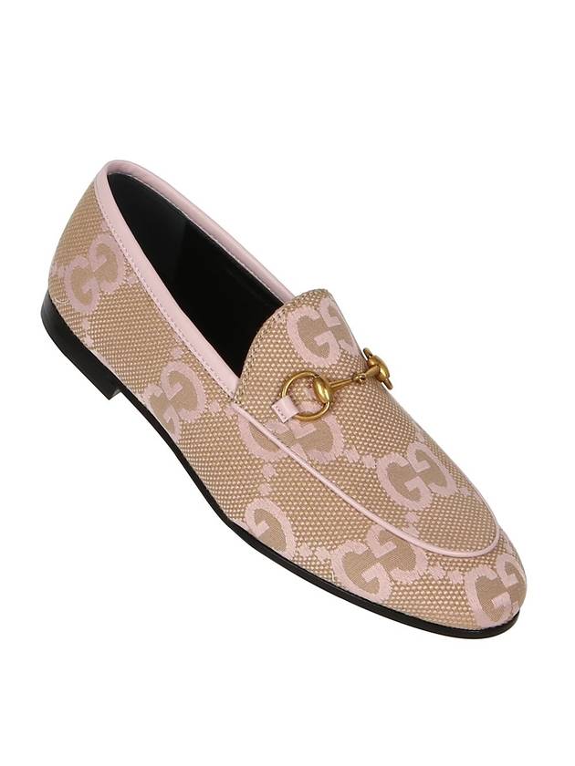 Jordan Beige Pink Loafer 431467 FABB1 8869 - GUCCI - BALAAN.