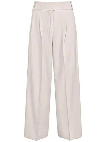 Ecru Carmen Wool Straight Pants 022 1209173 - MAX MARA - BALAAN 1