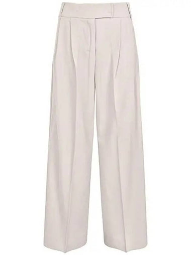 Ecru Carmen Wool Straight Pants 022 1209173 - MAX MARA - BALAAN 1