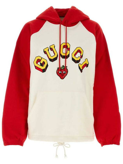 Cotton Hoodie White - GUCCI - BALAAN 2