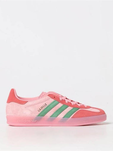 Gazelle Indoor Suede Low Top Sneakers Semi Pink Sparks - ADIDAS - BALAAN 1