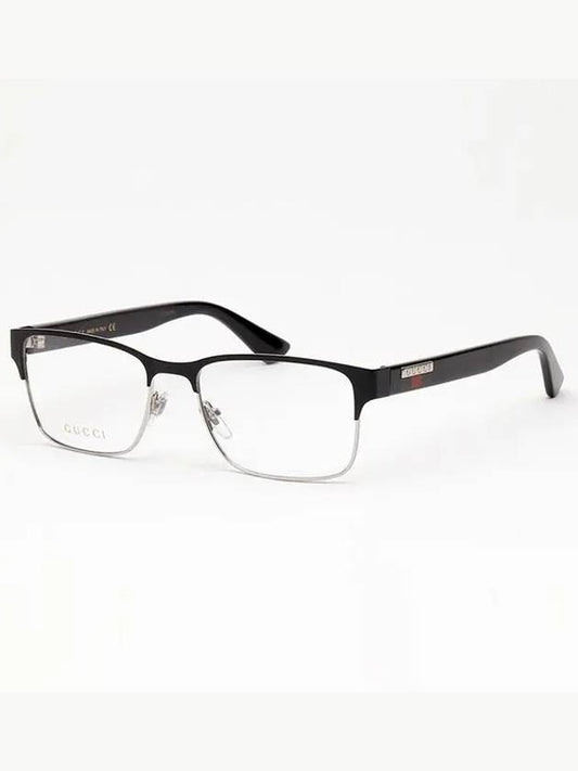 Eyewear Square Metal Eyeglasses Black - GUCCI - BALAAN 2