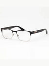 Eyewear Square Metal Eyeglasses Black - GUCCI - BALAAN 8