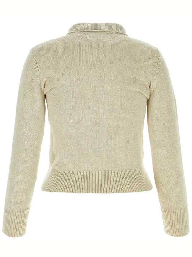 NOLA logo polo knit light gray PU0314FA A1X05E 02LY - ISABEL MARANT - BALAAN 3