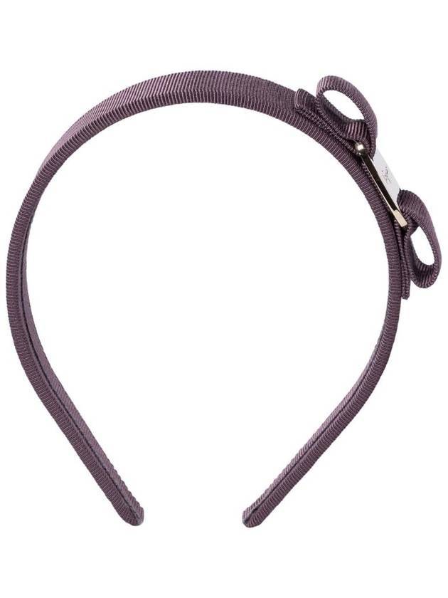 Vara Bow Hairband Oxblood - SALVATORE FERRAGAMO - BALAAN 1