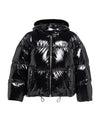 Triangle Logo Shiny Goose Down Padding Black - PRADA - BALAAN 2