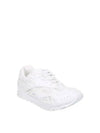 Orbit Mesh Rubber Low Top Sneakers Silver White - BOTTEGA VENETA - BALAAN 3