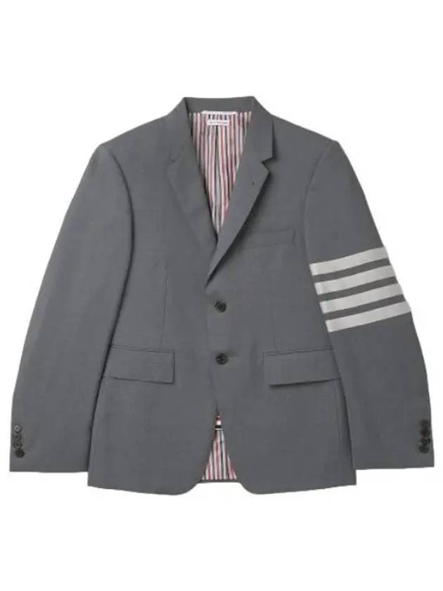 4 Bar Classic Sports Jacket Medium Gray Blazer Suit - THOM BROWNE - BALAAN 1