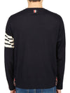 4 Bar Armband Classic Merino Wool Knit Top Navy - THOM BROWNE - BALAAN 5