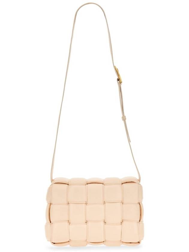 Gold Padded Cassette Cross Bag Melon Washed - BOTTEGA VENETA - BALAAN 3