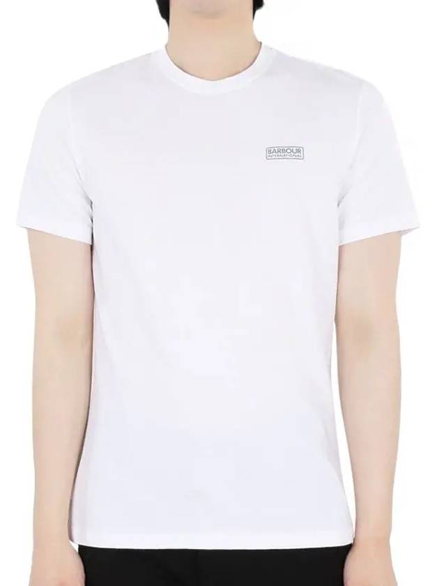 Men's International Small Logo Short Sleeve T-Shirt White - BARBOUR - BALAAN 2