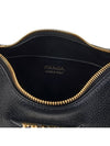 Vitello Dino Leather Shoulder Bag Black - PRADA - BALAAN 11