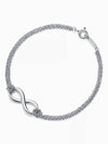 Infinity Double Chain Bracelet Silver - TIFFANY & CO. - BALAAN 2