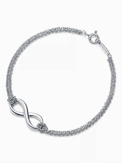 Infinity Double Chain Bracelet Silver - TIFFANY & CO. - BALAAN 2