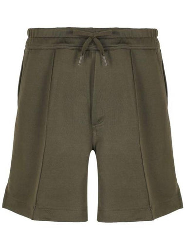 Viscose Shorts Dark Olive - TOM FORD - BALAAN 1