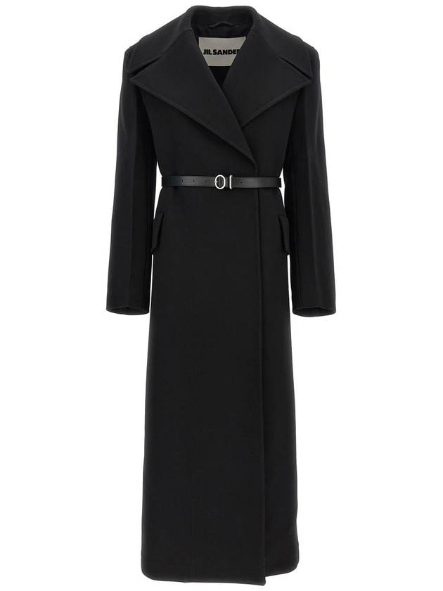 Jil Sander Double-Breasted Coat - JIL SANDER - BALAAN 1