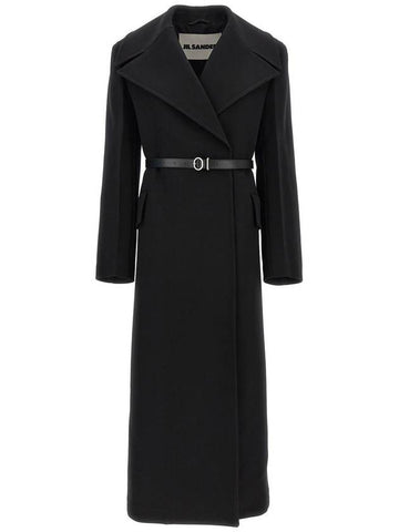 Jil Sander Double-Breasted Coat - JIL SANDER - BALAAN 1