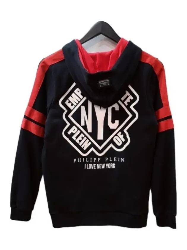 BJB0036 PJO002N 02 Kids Hooded Zip Up Black Philipp Plein - PHILIPP PLEIN - BALAAN 3