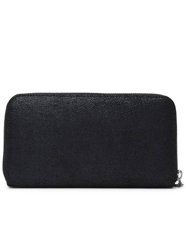 silver chain zipper long wallet black - STELLA MCCARTNEY - BALAAN 4