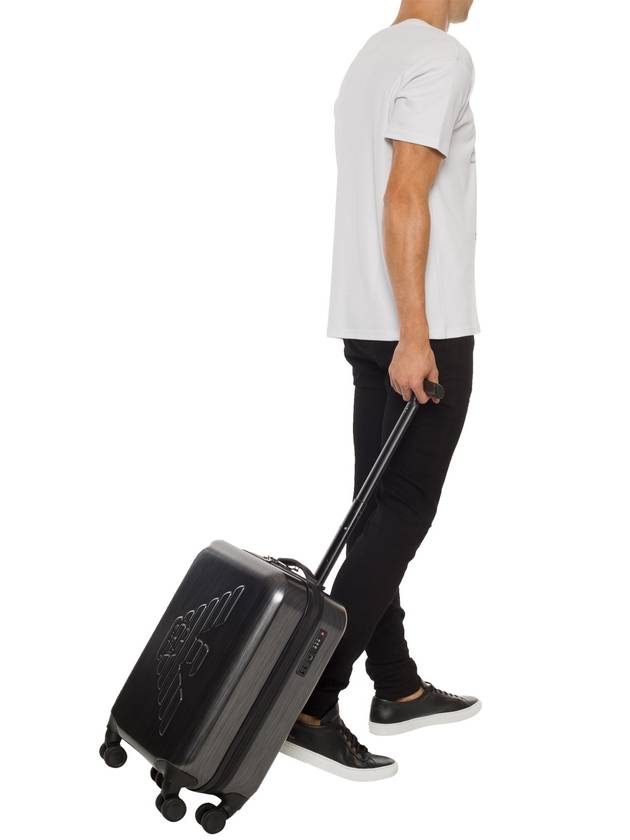 Plastic LuGGage Bag Black - EMPORIO ARMANI - BALAAN 3