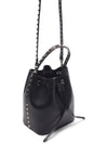 Women's Rockstud Bucket Bag Black - VALENTINO - BALAAN 4