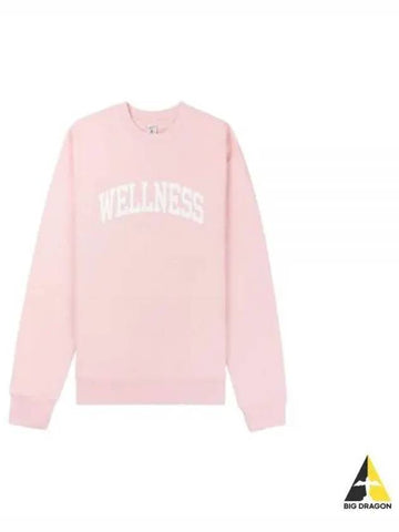 24 Wellness Ivy Crewneck BalletWhite WS067S412WB Sweatshirt - SPORTY & RICH - BALAAN 1