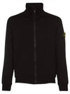 Compass Badge Regular Fit Cotton Track Jacket Black - STONE ISLAND - BALAAN 2