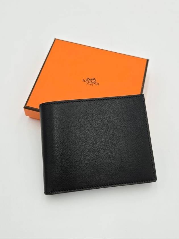 Citizen Twill Compact Card Wallet Noir - HERMES - BALAAN 2