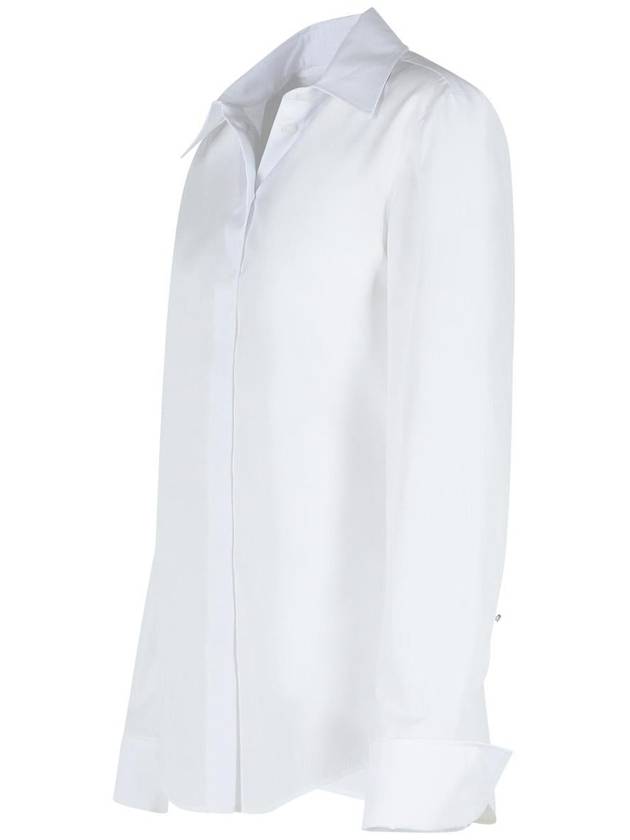 Sportmax 'Cobea' White Cotton Shirt - MAX MARA SPORTMAX - BALAAN 2