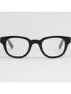 Eyewear Logo Square Eyeglasses Black - MONCLER - BALAAN 4