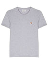 Fox Head Patch Regular Short Sleeve T-Shirt Grey - MAISON KITSUNE - BALAAN 2