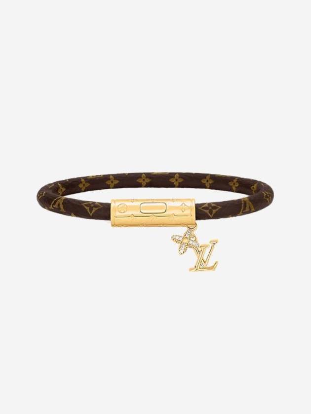 LV Push Bracelet Monogram Canvas Gold M1035F M1035E - LOUIS VUITTON - BALAAN 1