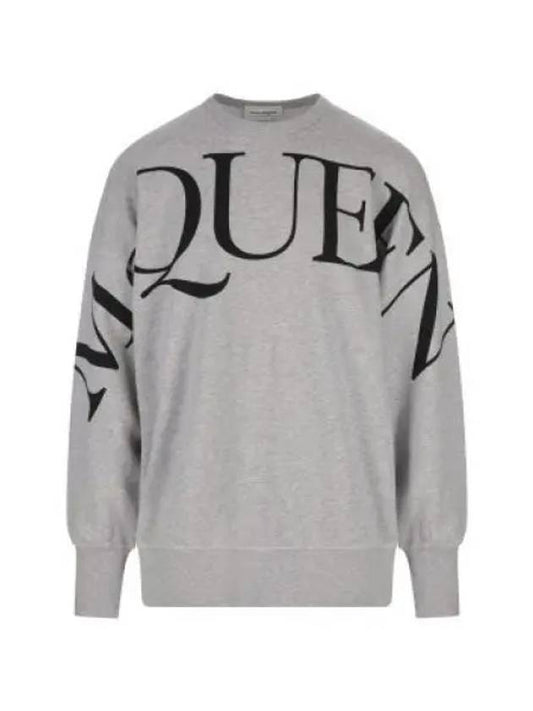 Logo Print Sweatshirts Grey - ALEXANDER MCQUEEN - BALAAN 2