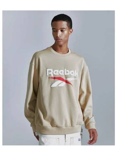 Basic Sweatshirt Beige - REEBOK - BALAAN 1