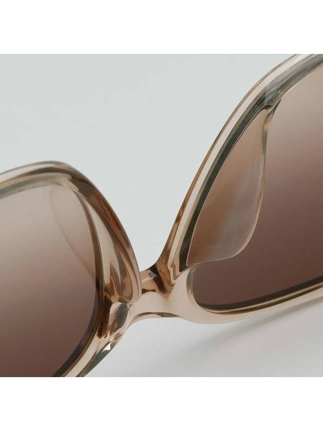 Sunglasses TF973K 45F square horn rim cat eye transparent oversized - TOM FORD - BALAAN 6