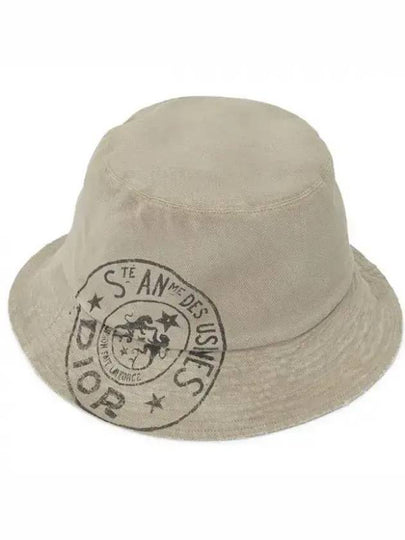 Union Bucket Hat Beige - DIOR - BALAAN 2