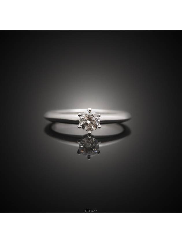 Daejeon Used Luxury Goods Setting Wedding Ring Platinum Diamond 1P 0 31ct No 9 1 7mm - TIFFANY & CO. - BALAAN 4