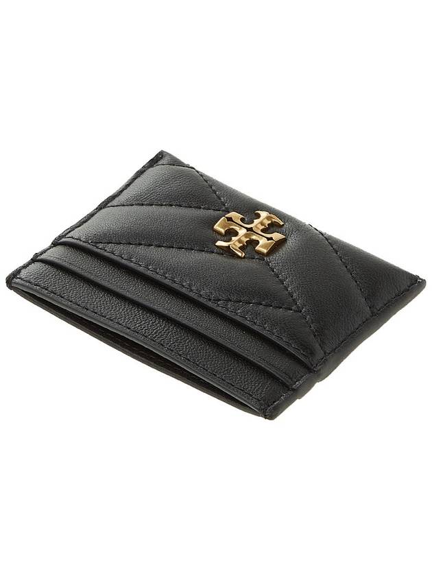 Kira Chevron Logo Card Wallet Black - TORY BURCH - BALAAN 5