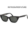 Sunglasses CENTO BLACK J90 black horn rim - RETROSUPERFUTURE - BALAAN 4