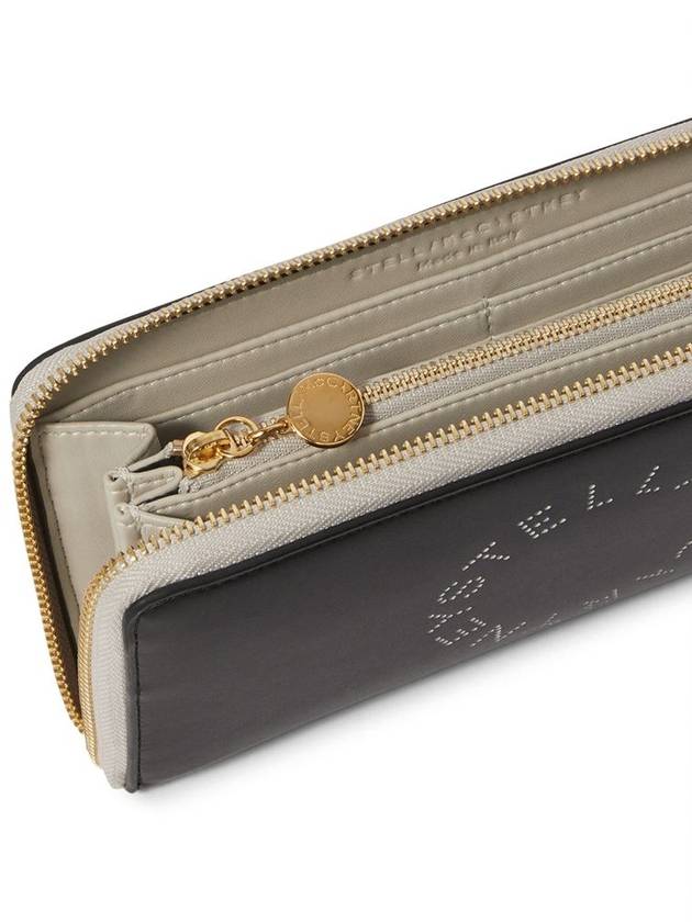 logo zipper long wallet black - STELLA MCCARTNEY - BALAAN 5